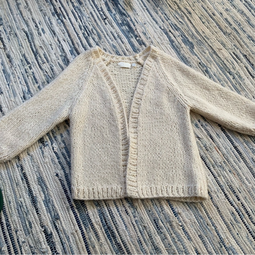 Cream Knit Cardigan